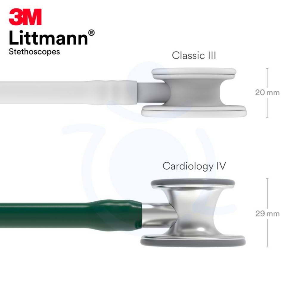 3M™ Littmann® 心臟科第四代聽診器 雙面 聽診器 不鏽鋼 煙燻黑 炫彩 鏡面 和樂輔具-細節圖8