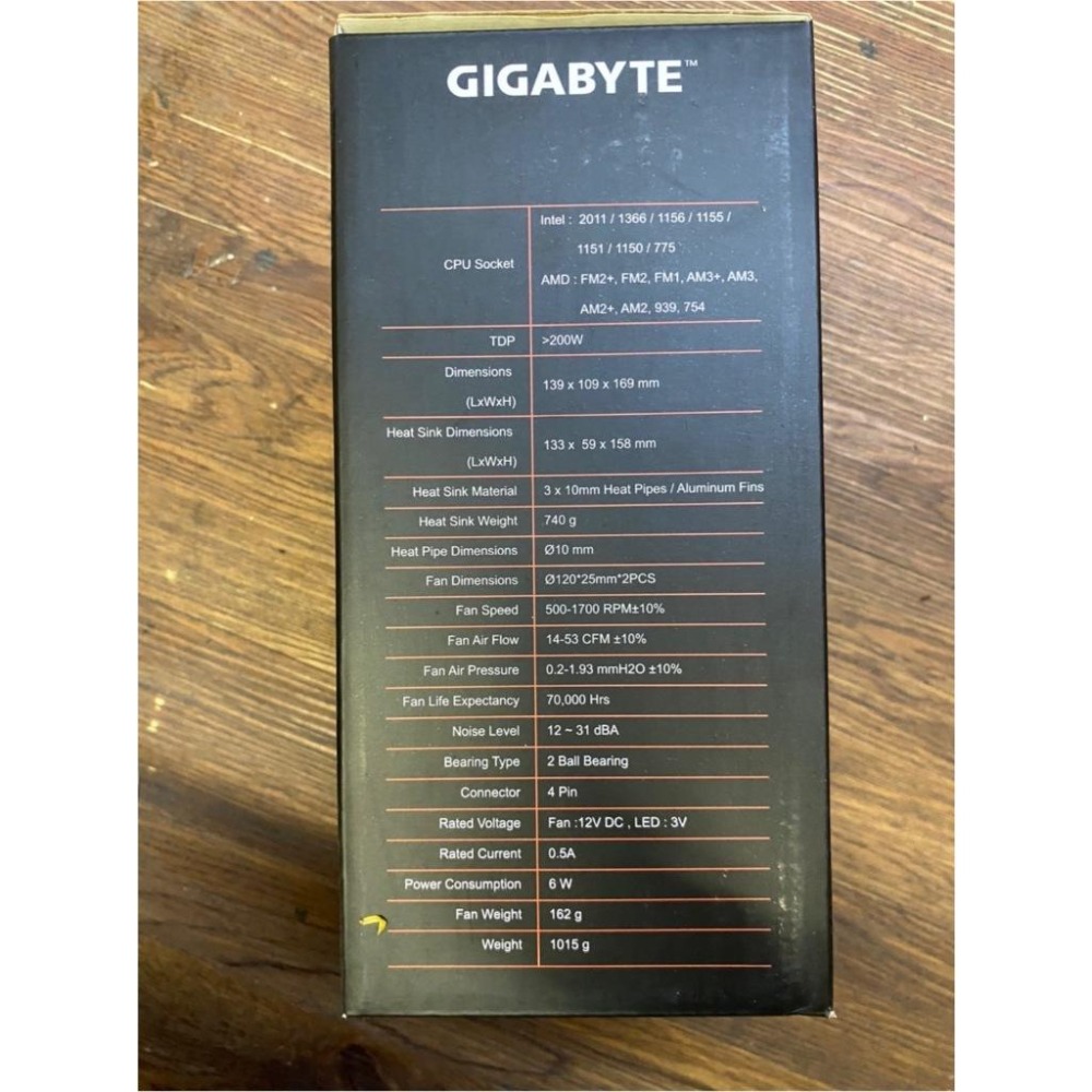 CPU 風扇 技嘉 XTC 700 XTREME GAMING 全新 散熱器 AIR COOLER 塔扇-細節圖3