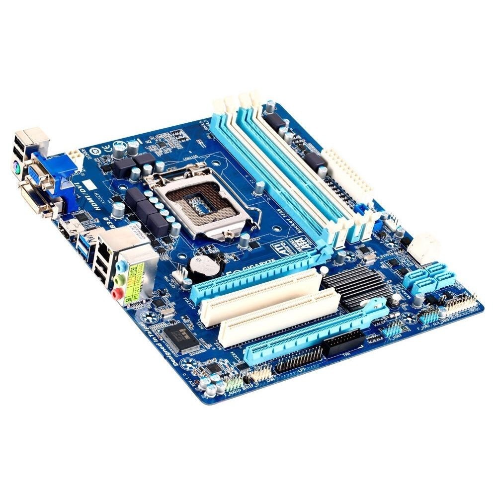 CPU INTEL I7-3770 含風扇+主機板 技嘉 B75M-D3H 附檔板/1155 腳位 賣家保固 現貨 二手-細節圖3