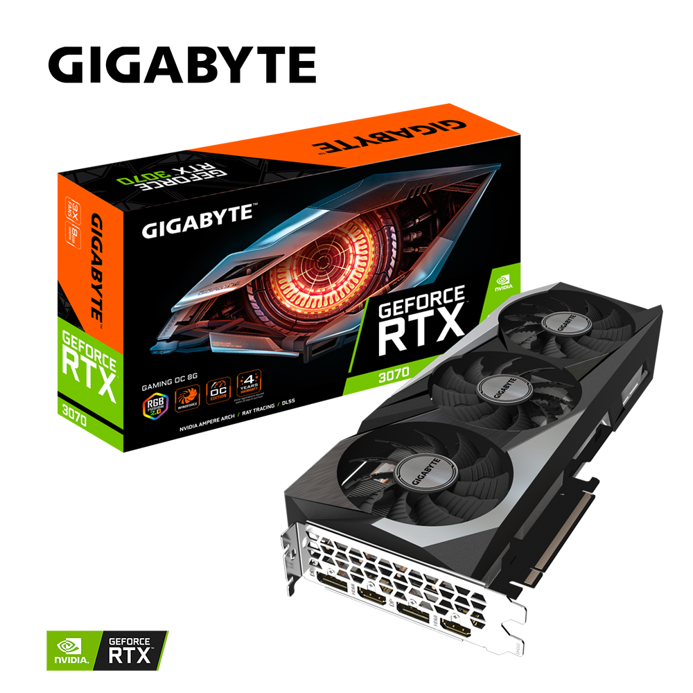 技嘉 顯示卡 RTX3070 GAMING 8G 二手 現貨-規格圖6