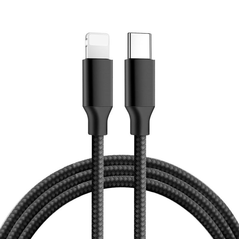 充電線 尼龍編織18W USB-C Type-C To Lightning PD 快充線 傳輸線 iphone 現貨-細節圖7