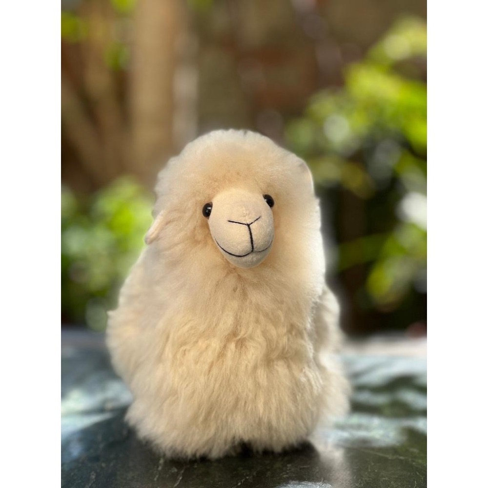 🇵🇪秘魯手作🔛羊駝毛玩偶擺飾♥︎超萌小羊/兔子-細節圖2