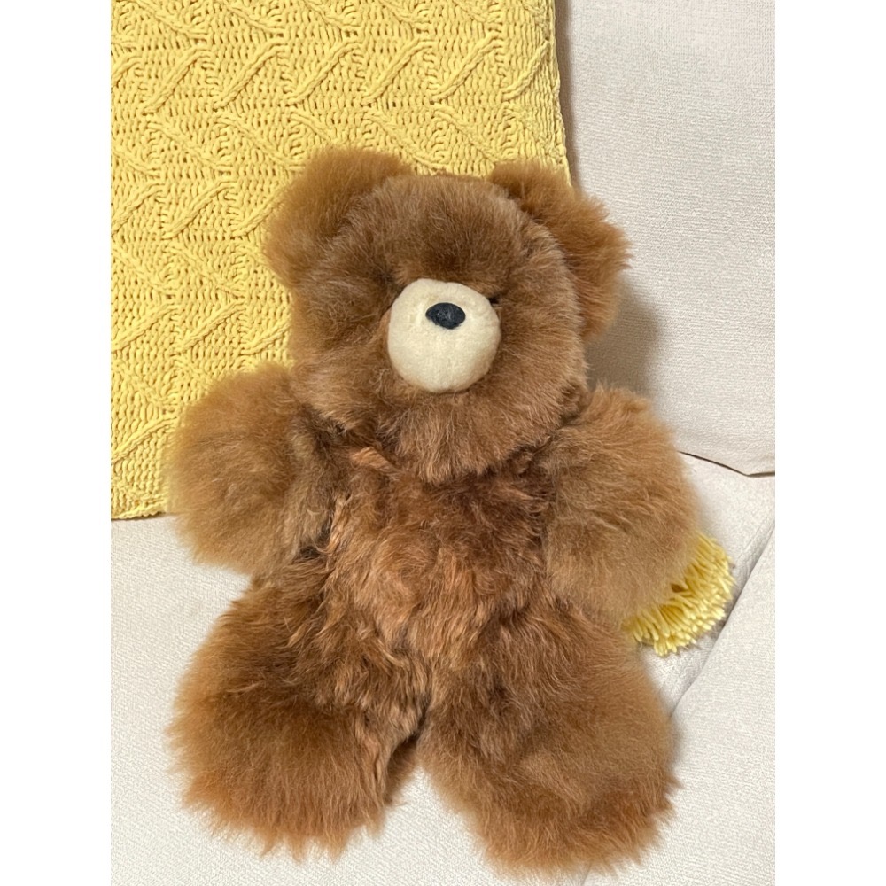 🇵🇪秘魯手作🔛羊駝毛玩偶♥︎療癒暖暖泰迪熊（大型）-規格圖3