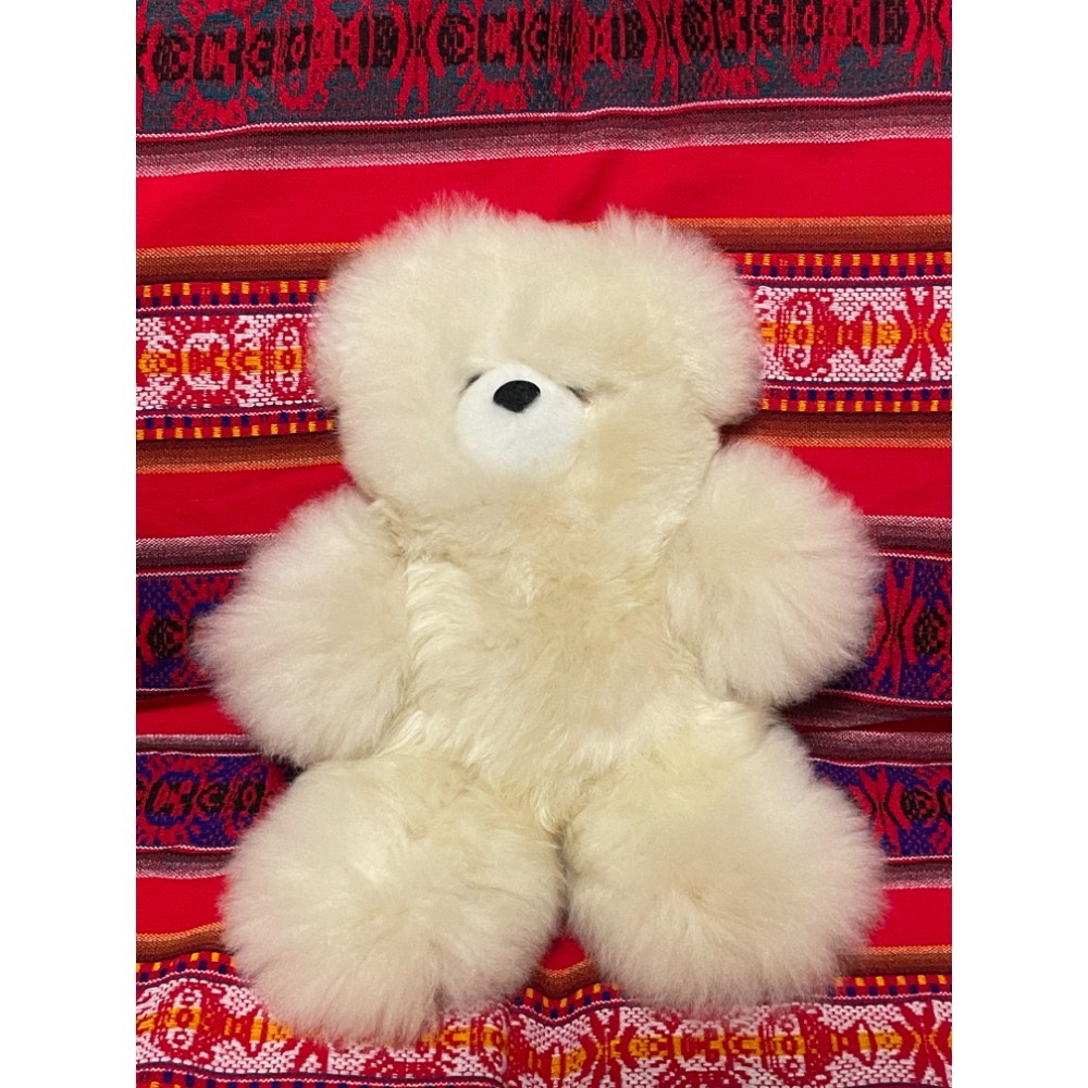 🇵🇪秘魯手作🔛羊駝毛玩偶♥︎療癒暖暖泰迪熊（大型）-規格圖3