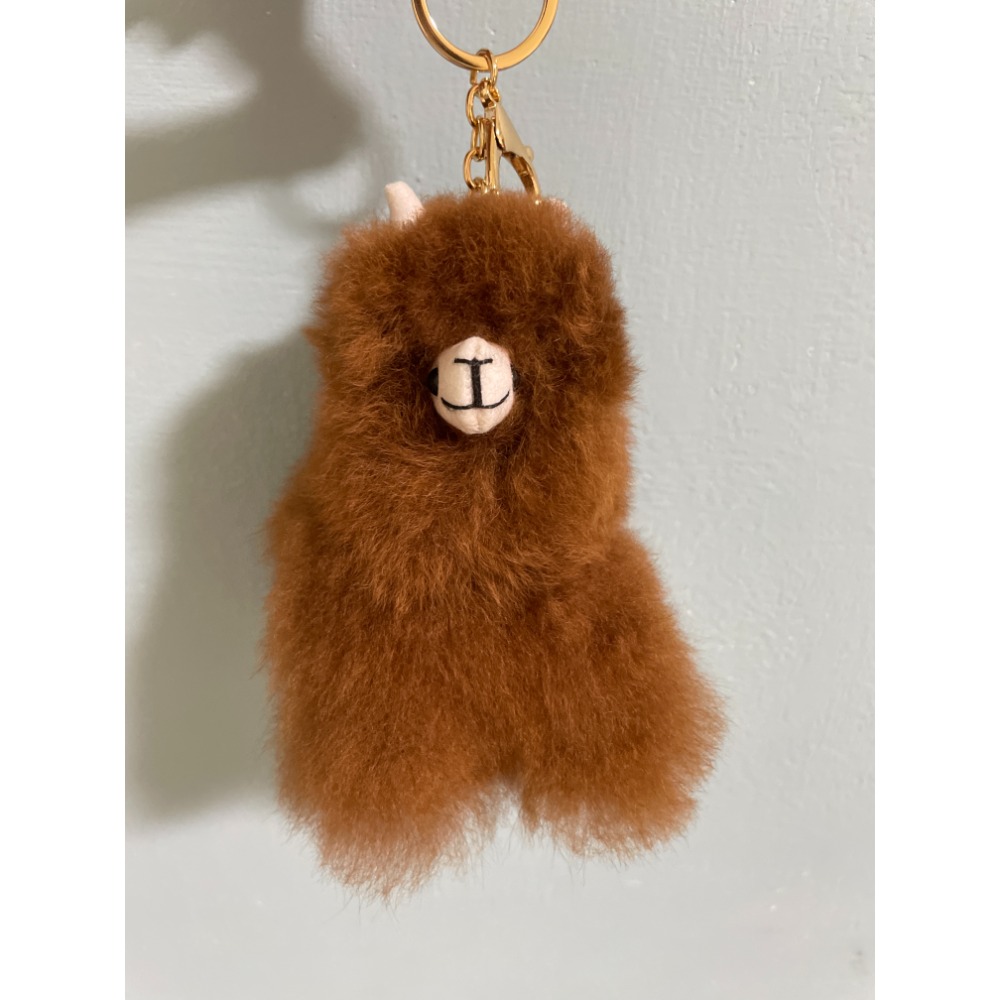 聖誕交換禮物🇵🇪秘魯手作🔛柔軟迷你羊駝毛吊飾-規格圖2