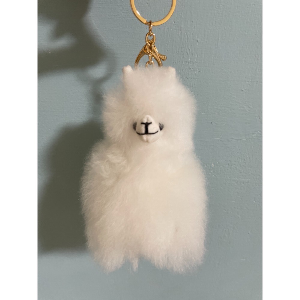 🇵🇪秘魯手作🔛柔軟迷你羊駝毛吊飾-規格圖2