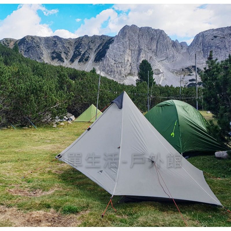 【簡單生活】台灣現貨 三峰出 藍山1  單人 三季 四季 15D 非自立帳 無桿帳 無杆帳 帳篷-細節圖4