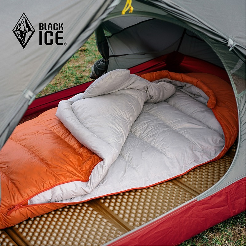 【簡單生活】台灣現貨 B400  黑冰 睡袋 BLACK ICE 授權經銷 鴨絨 登山 露營 戶外-細節圖8