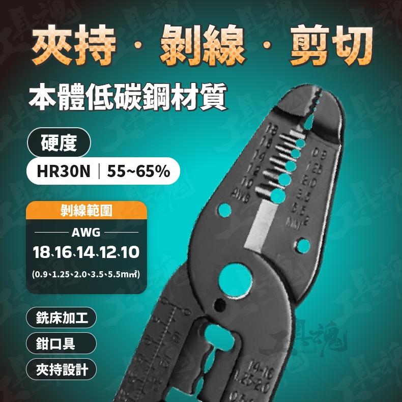 工具魂 8PK-3161 剪剝壓線鉗 Pro′sKit 寶工 七合一 台灣技能檢定專用款式 剪線 剝線 壓接端子 剝線鉗-細節圖4