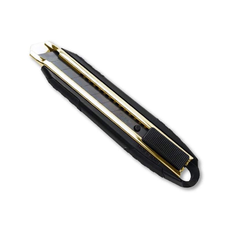 富士箭 FK02A-BG 大型美工刀 黑金系列 OLFA 美工刀 金屬切割刀 美工刀 重工美工刀 FUJIYA-細節圖2