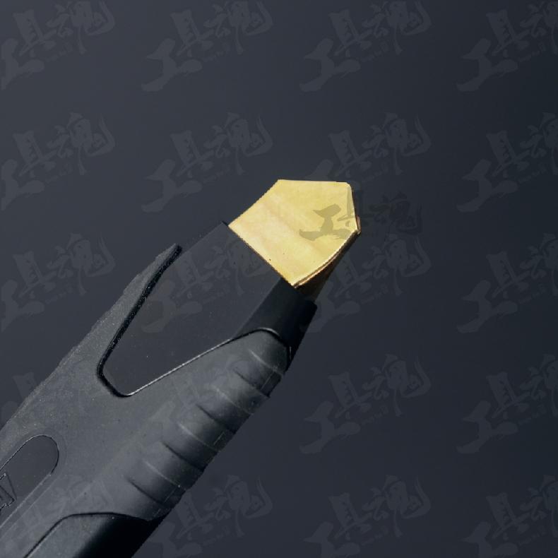 富士箭 FK02A-BG 大型美工刀 黑金系列 OLFA 美工刀 金屬切割刀 美工刀 重工美工刀 FUJIYA-細節圖8