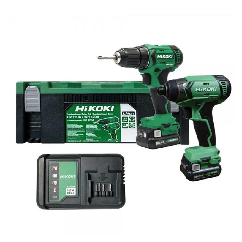 【工具魂】KC12DA HIKOKI 12V 超值雙機組 WH12DA 起子機 DV12DA 震動電鑽 hikoki-細節圖2