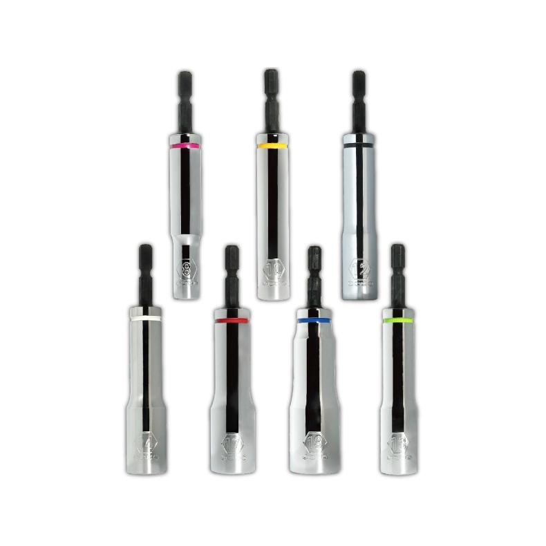 【工具魂】愛森諾工具 單支 8-19mm 搖頭深孔套筒 15度搖頭套筒 六角深孔 高扭 18V 40V  Arsenal-細節圖2