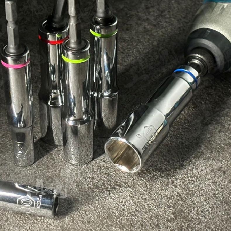 【工具魂】愛森諾工具 單支 8-19mm 搖頭深孔套筒 15度搖頭套筒 六角深孔 高扭 18V 40V  Arsenal-細節圖7