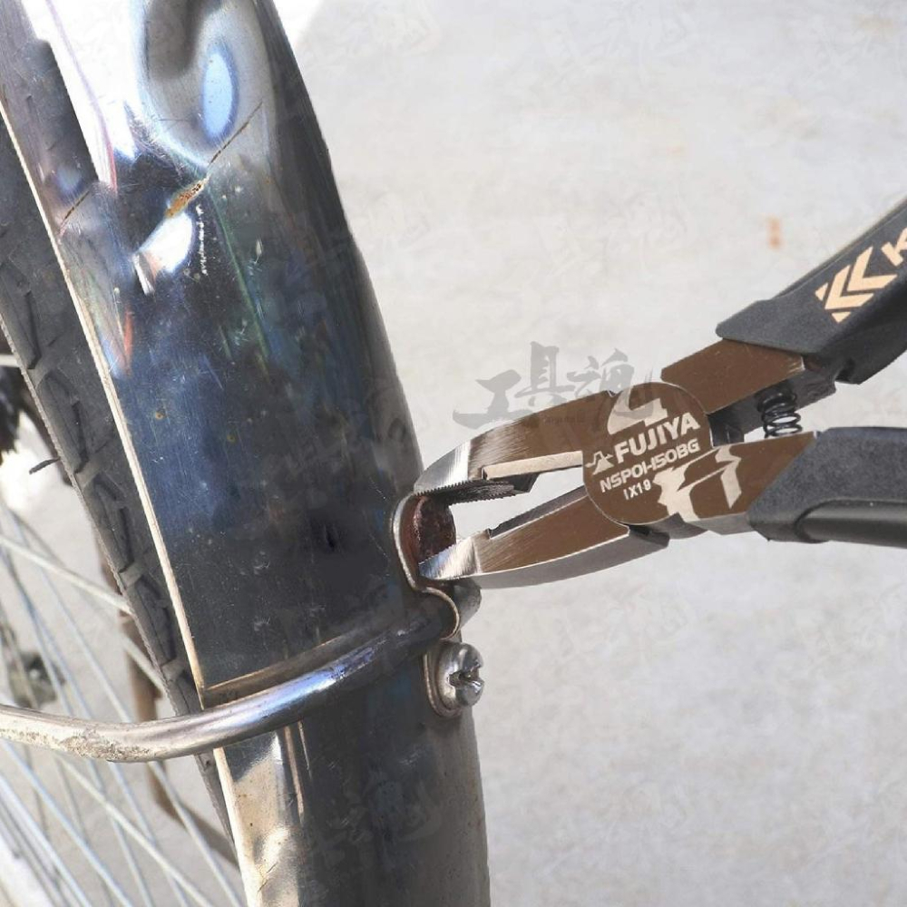 NSP01-150BG 暴龍鉗 螺絲拔起迷你鋼絲鉗 黑金系列 FUJIYA 螺絲鉗 日本 富士箭-細節圖6