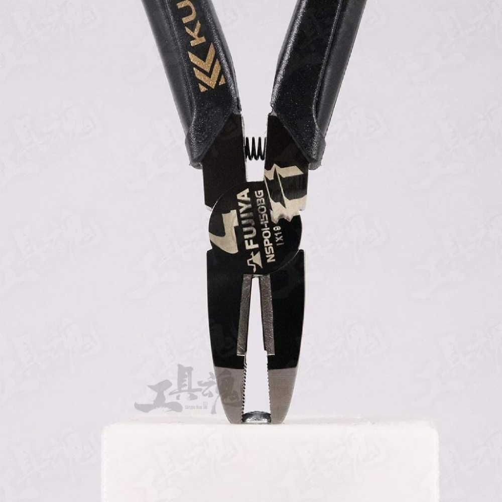 NSP01-150BG 暴龍鉗 螺絲拔起迷你鋼絲鉗 黑金系列 FUJIYA 螺絲鉗 日本 富士箭-細節圖7