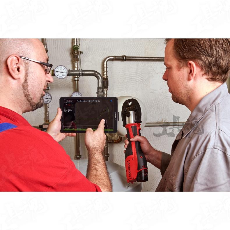 ACO103 壓接機 水管不鏽鋼管壓接機 適用美沃奇電池 19KN 自動洩壓 不鏽鋼管壓接機 Novopress 德國製-細節圖5