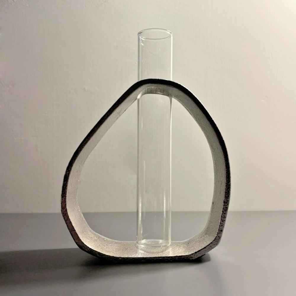 【Scenery】鋁製玻璃花器-細節圖3