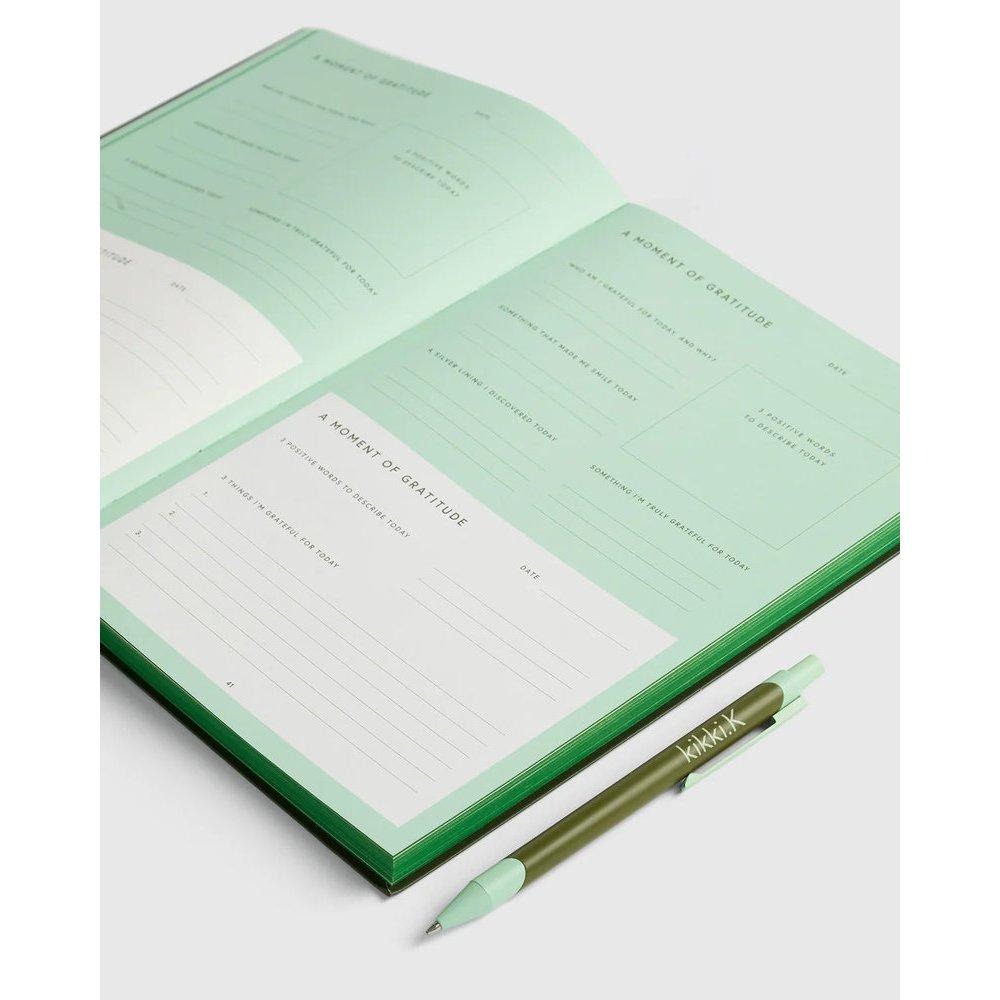 【kikki.K】Gratitude Journal 感謝筆記本｜B5｜Olive 橄欖綠-細節圖4