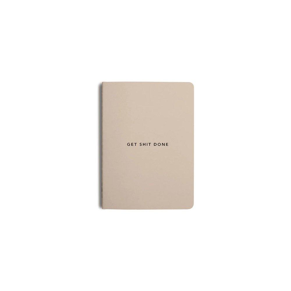 【MiGoals】軟皮筆記本系列 Get Shit Done Minimal Notebook A6-細節圖4