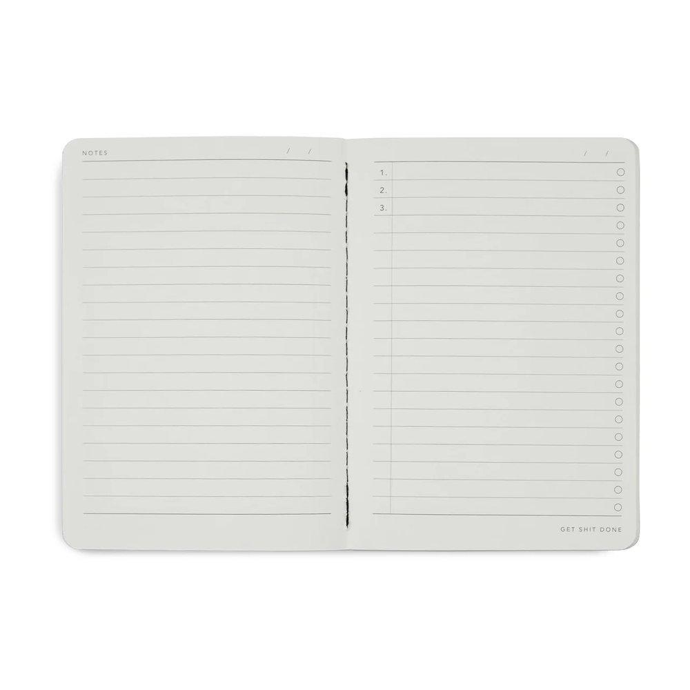 【MiGoals】軟皮筆記本系列 Get Shit Done Minimal Notebook A5-細節圖5