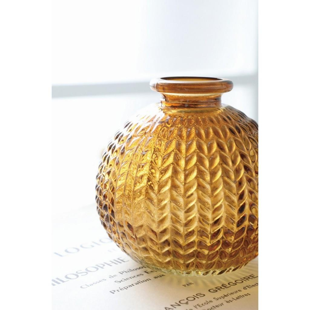【COVENT GARDEN Bazaar】Knit Round Glass Vase（編織圓形玻璃花器）-細節圖2