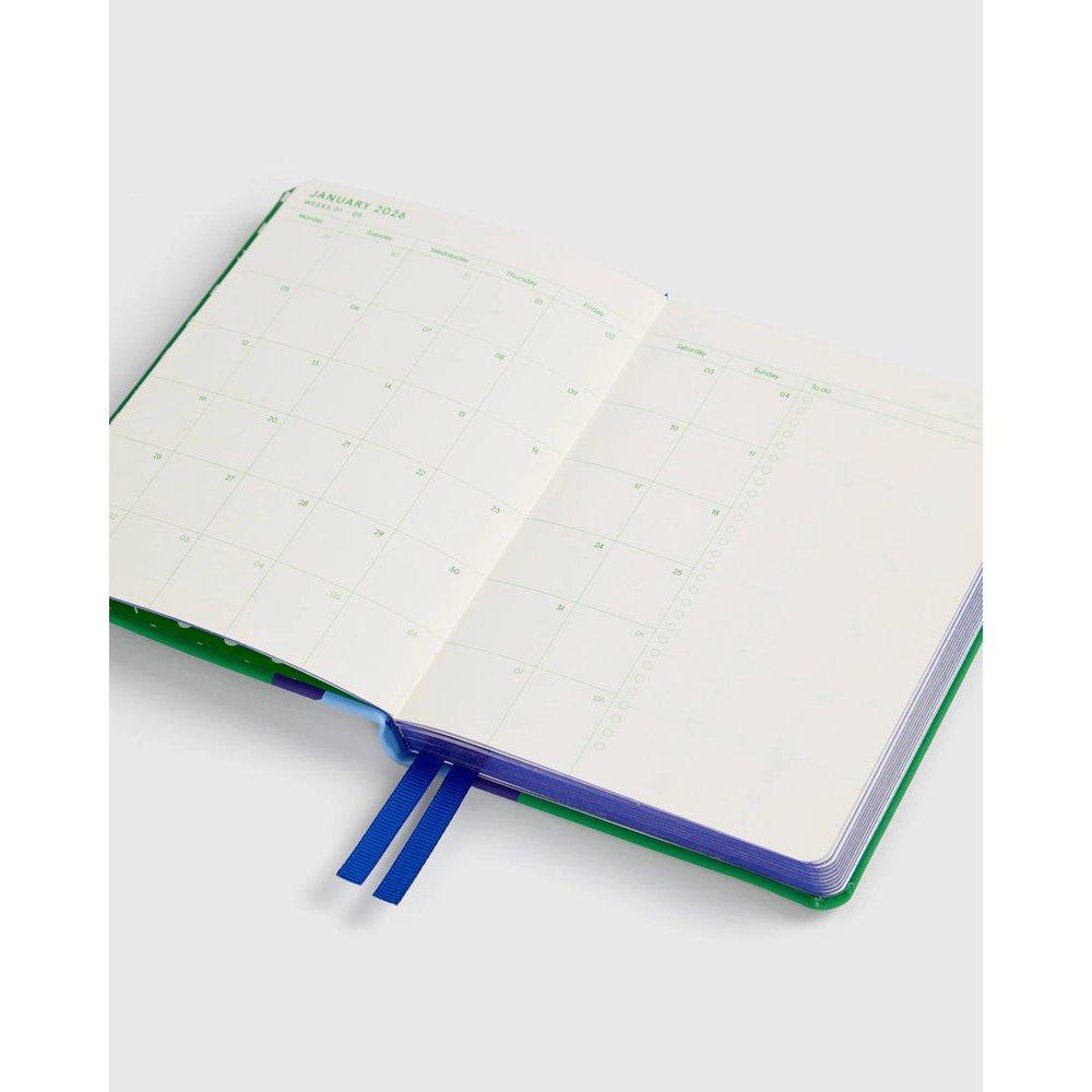 【kikki.K】澳洲設計文具 2026 草坪綠週記事本 2026 In-Scribe Weekly Diary A6-細節圖3