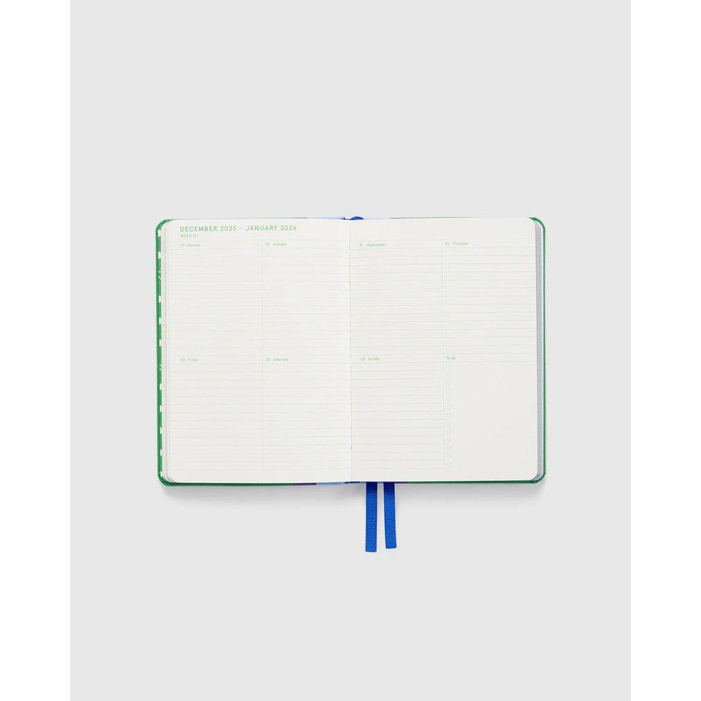 【kikki.K】澳洲設計文具 2026 草坪綠週記事本 2026 In-Scribe Weekly Diary A6-細節圖5