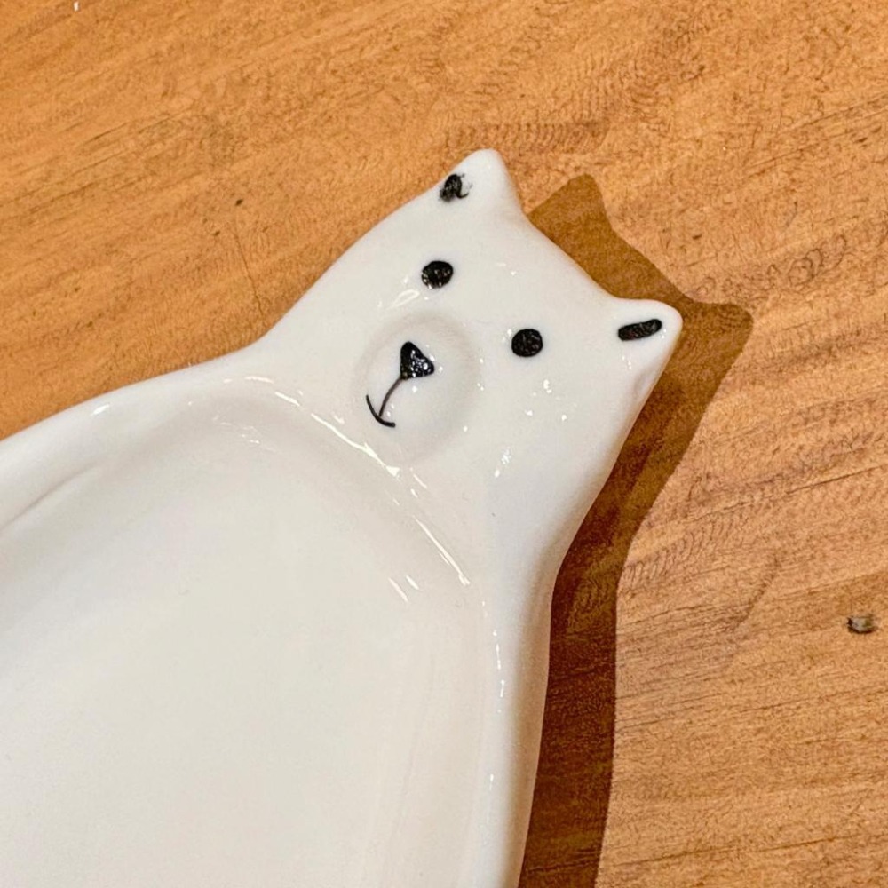 【Scenery】動物主題磁器托盤｜北極熊-細節圖3