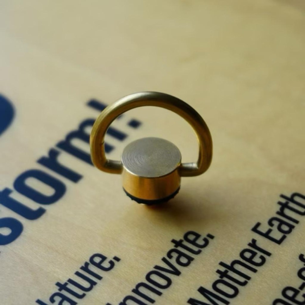 【38explore】D-Ring 相機螺孔掛環｜黃銅／黑色／快扣掛環-細節圖2