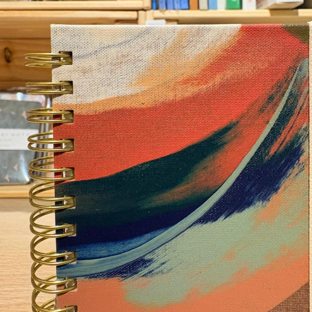 【Moglea】 Sedona A6 120頁手工刷繪筆記本-細節圖3