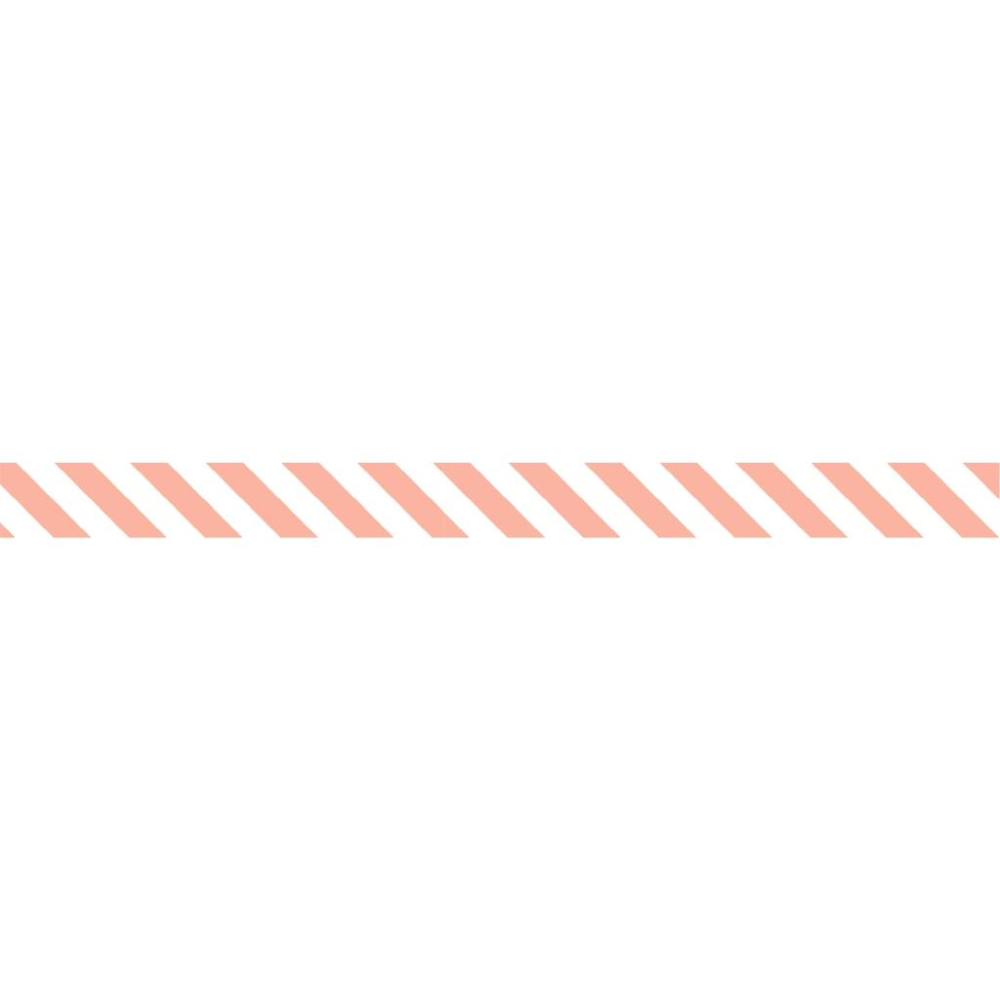 【MT】條紋鮭魚粉 紙膠帶-細節圖2