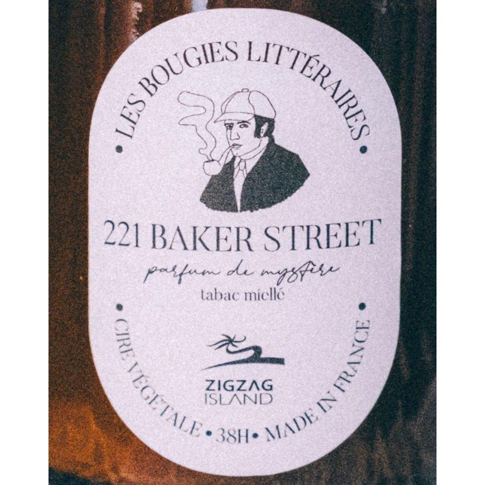 【ZIGZAG】名人系列-貝克街221 Baker Street 植物蠟燭・蜂蜜菸草香-細節圖2