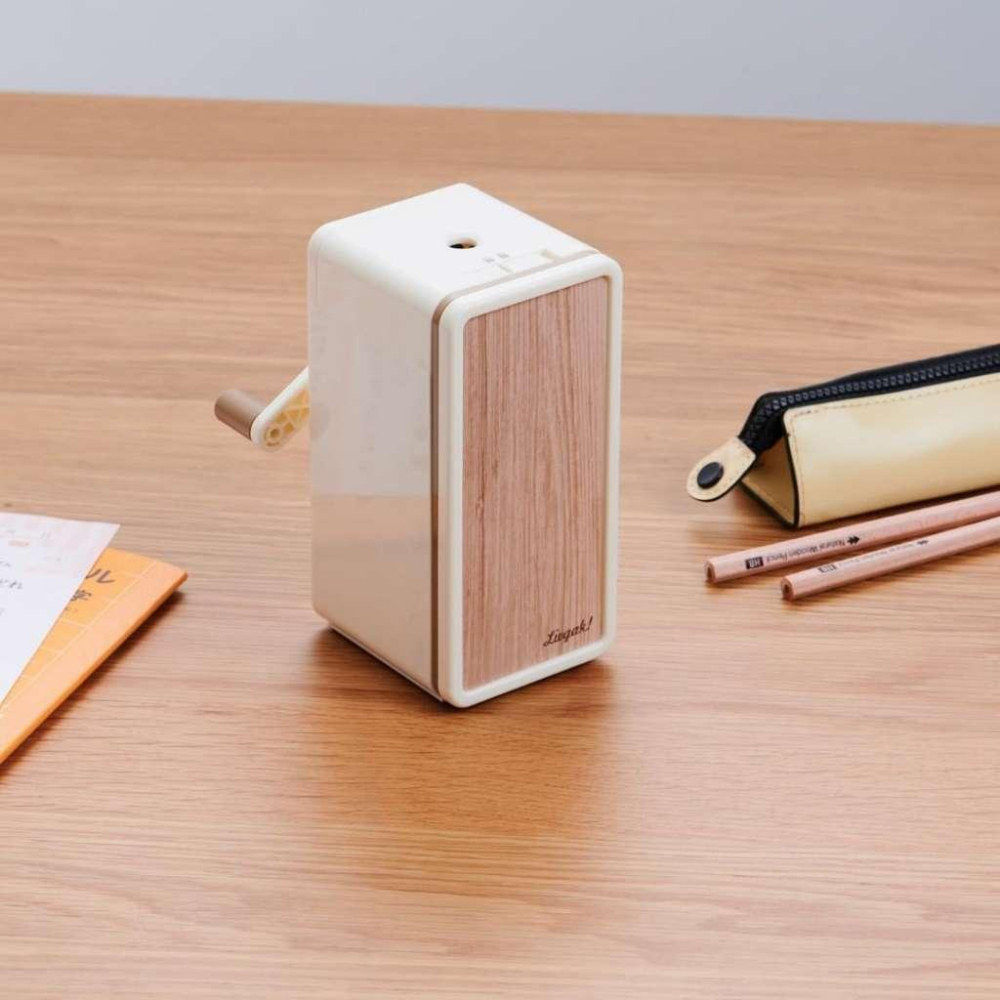 【SONIC】手動削鉛筆機 直立式｜象牙白 LV-4635-I-細節圖2