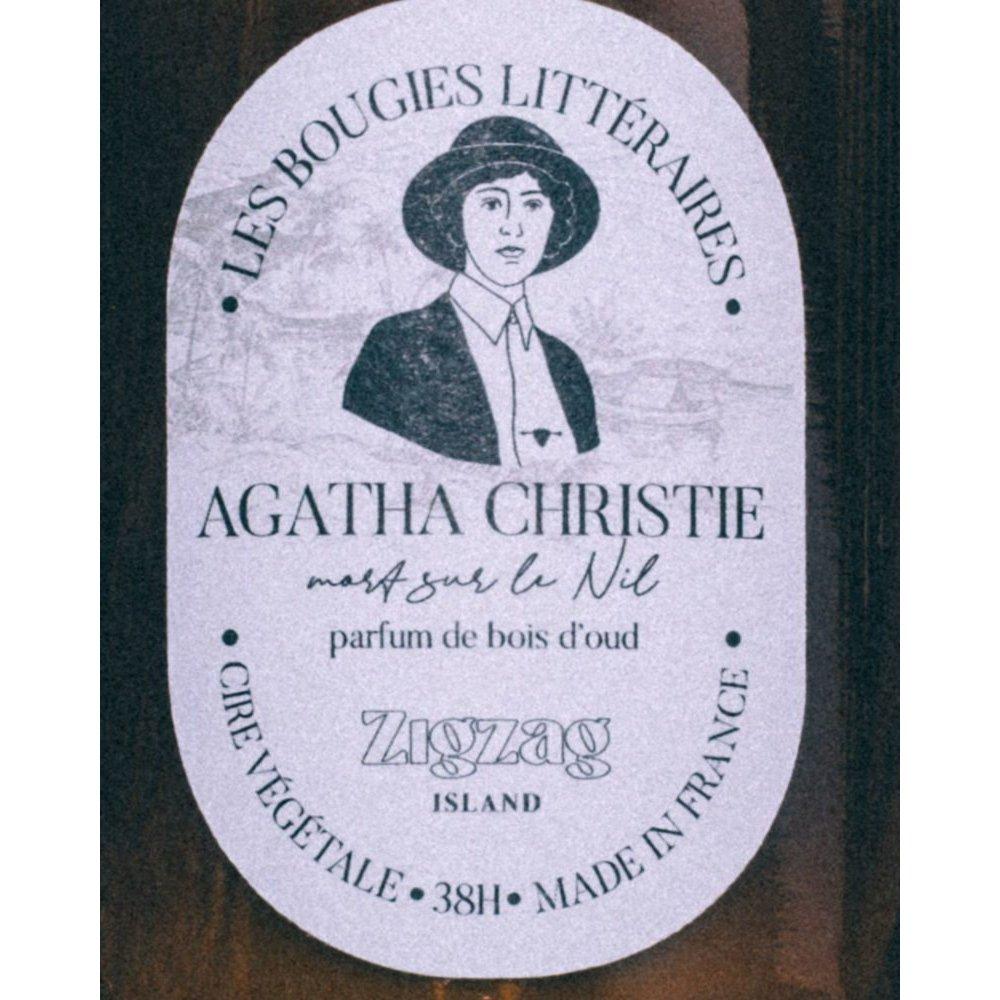 【ZIGZAG】名人系列-阿嘉莎.克莉絲汀 Agatha Christie 植物蠟燭・烏木沉香-細節圖2