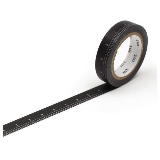 【MT】日本 黑地定規 和紙 紙膠帶-細節圖2