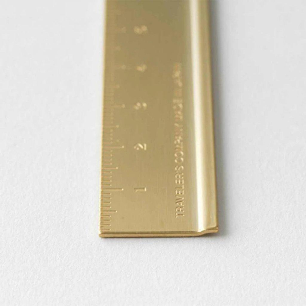【TRC】Traveler＇s Company｜黃銅直尺 Brass Ruler-細節圖2