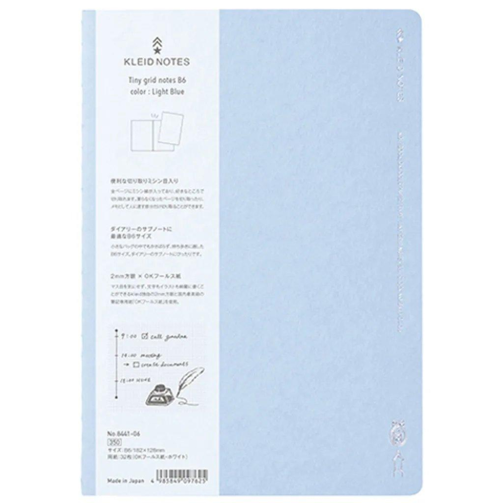 【Kleid】B6 方眼筆記本｜2mm 方眼 線裝 小方格筆記本 鋼筆專用筆記本-細節圖3