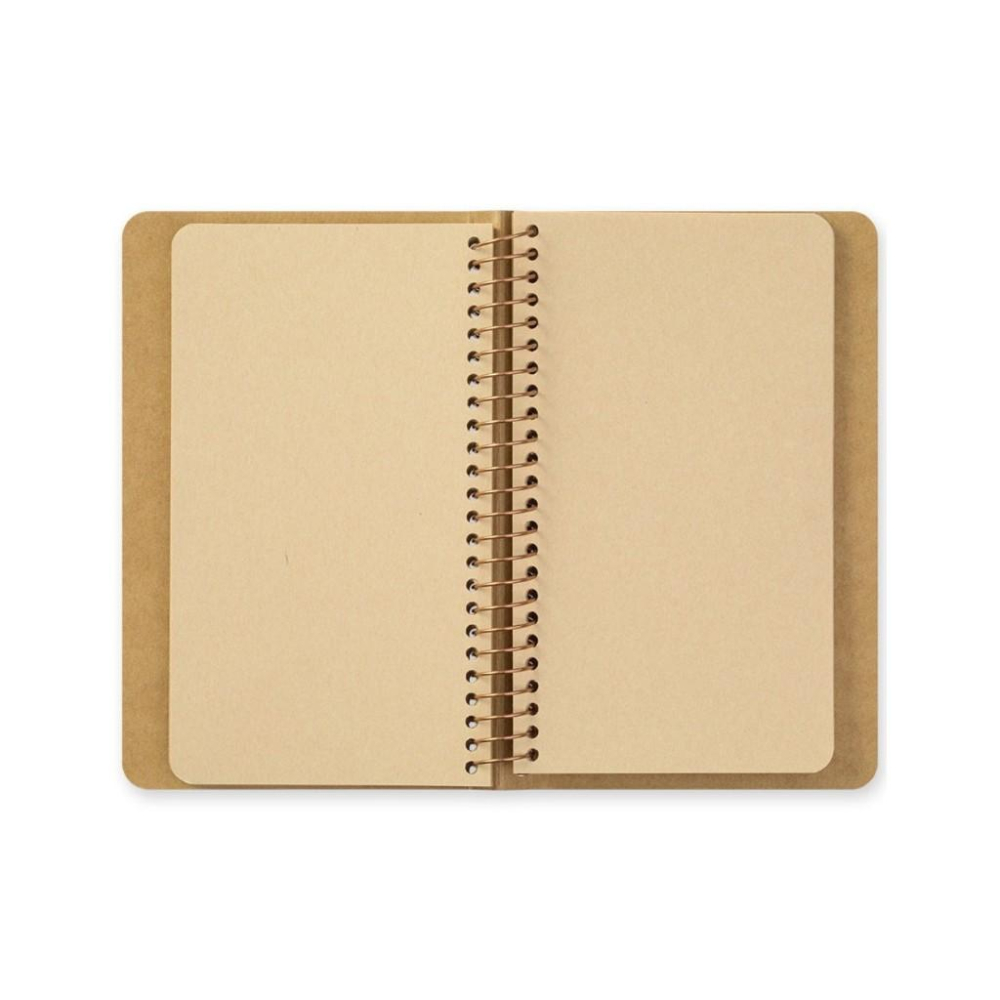 【TRC】Traveler＇s Company｜螺旋筆記本 A6 Slim｜DW 牛皮紙 Blank 無格 160頁-細節圖2