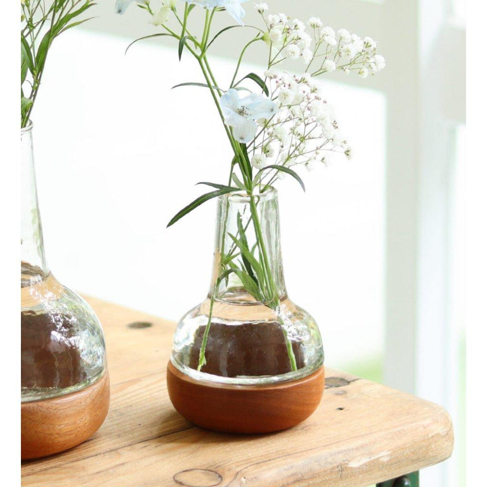 【Scenery】木製玻璃花器 Chimney S（煙囪 S）-細節圖2