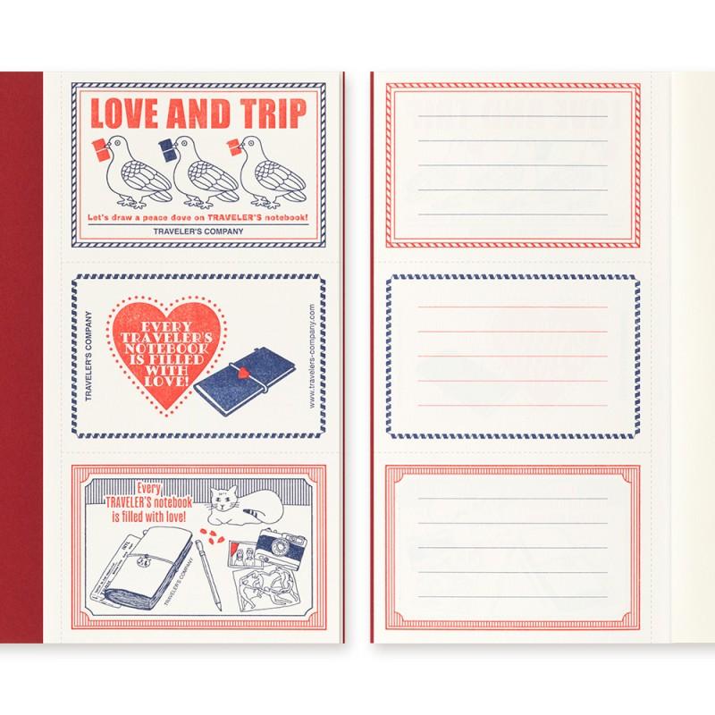 【TRC】2025年限定 Love And Trip 筆記本｜Traveler＇s Company-細節圖3