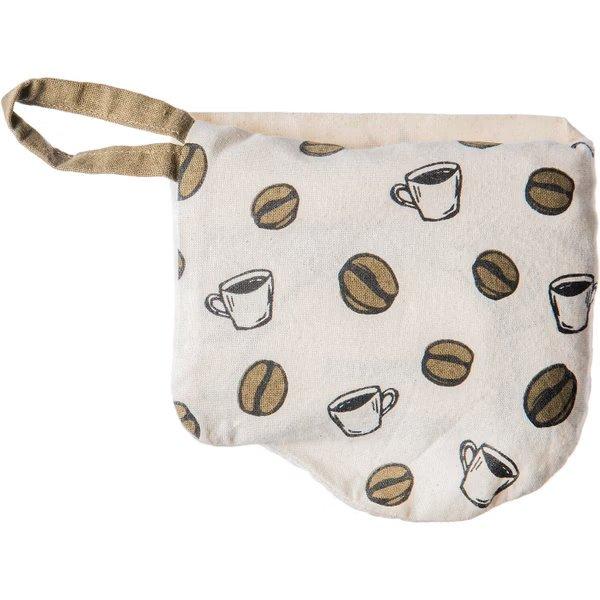 【ANDPACKABLE】咖啡托特包｜可收納成咖啡杯造型 趣味日系風格帆布袋-細節圖3