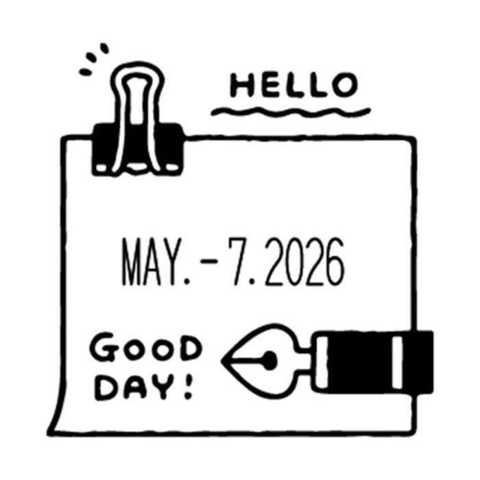 【SANBY】印章｜日期郵票橡皮章 ERIC STAMP-細節圖2