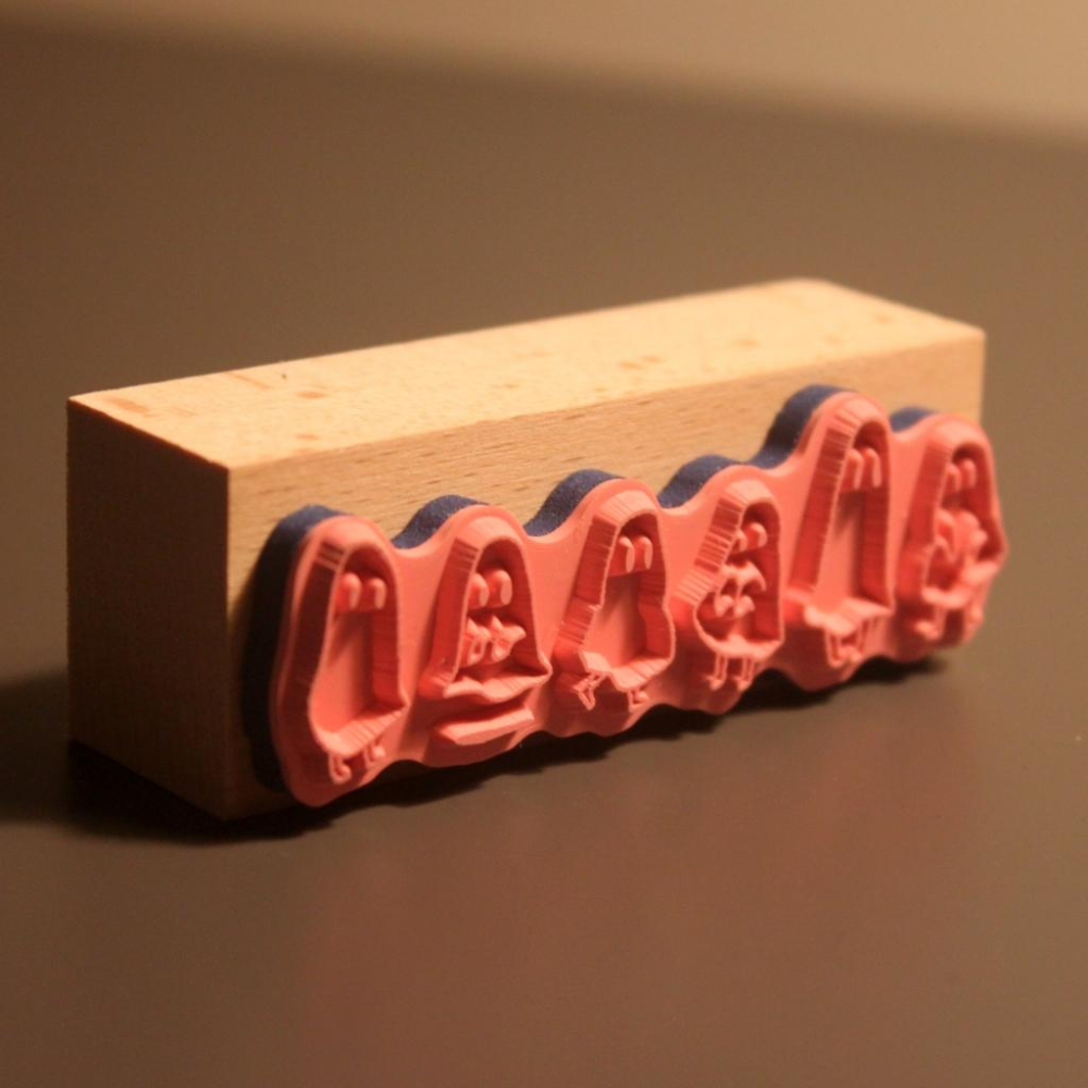 【ARTE】日本 木質印章系列 小幽靈/排隊幽靈/萬聖節幽靈-細節圖3