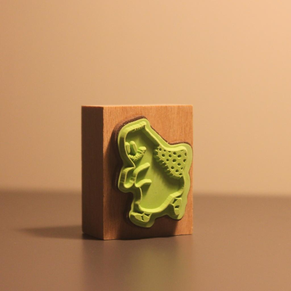 【ARTE】日本 木質印章系列 小幽靈/排隊幽靈/萬聖節幽靈-細節圖5