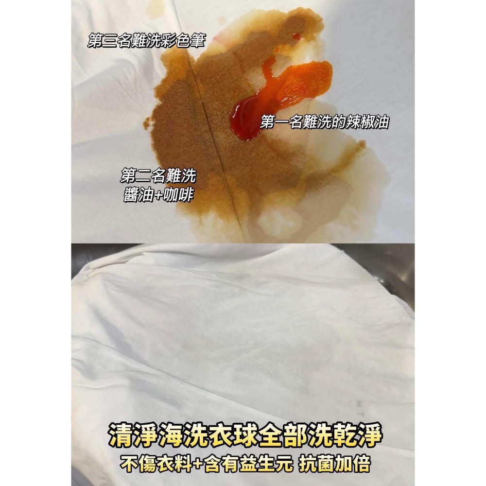 ❤️現貨❤️清淨海⼩熊 天然植萃酵素×益⽣元洗衣球 8g/共36顆-細節圖3