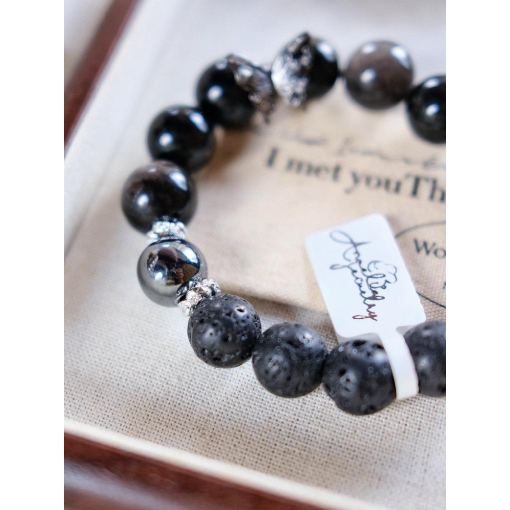 血雨探花丨赤鐵礦火山擴香石蝴蝶丨灌注避邪保護能量丨彌雅原創設計-細節圖5