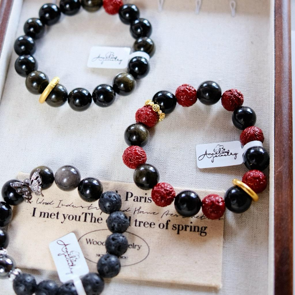 血雨探花丨赤鐵礦火山擴香石蝴蝶丨灌注避邪保護能量丨彌雅原創設計-細節圖7