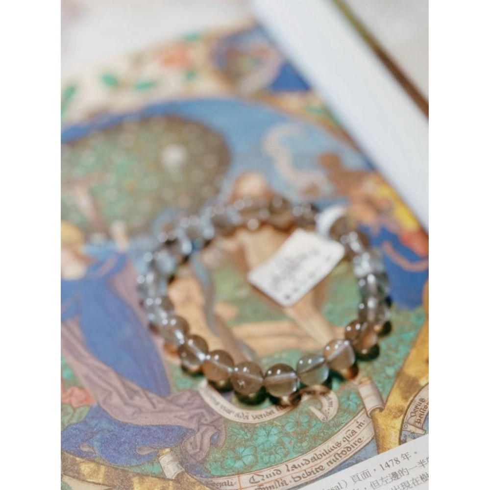 魔法森林透體濃灰兔毛水晶丨愛與美維納斯靈氣丨彌雅原創設計-細節圖2