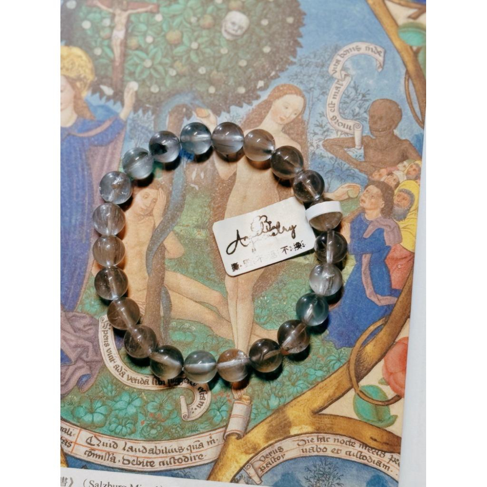 魔法森林透體濃灰兔毛水晶丨愛與美維納斯靈氣丨彌雅原創設計-細節圖3